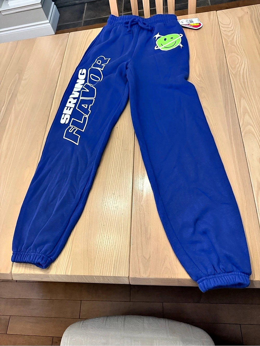 Poppi x Target Graphic Sweatpants Blue XXS